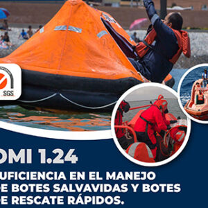 OMI 1.24 - Suficiencia en el manejo de botes de rescate rápidos.