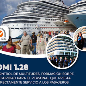 OMI 1.28 -  Control de multitudes, formación sobre seguridad para el personal que presta servicio directo a los pasajeros.
